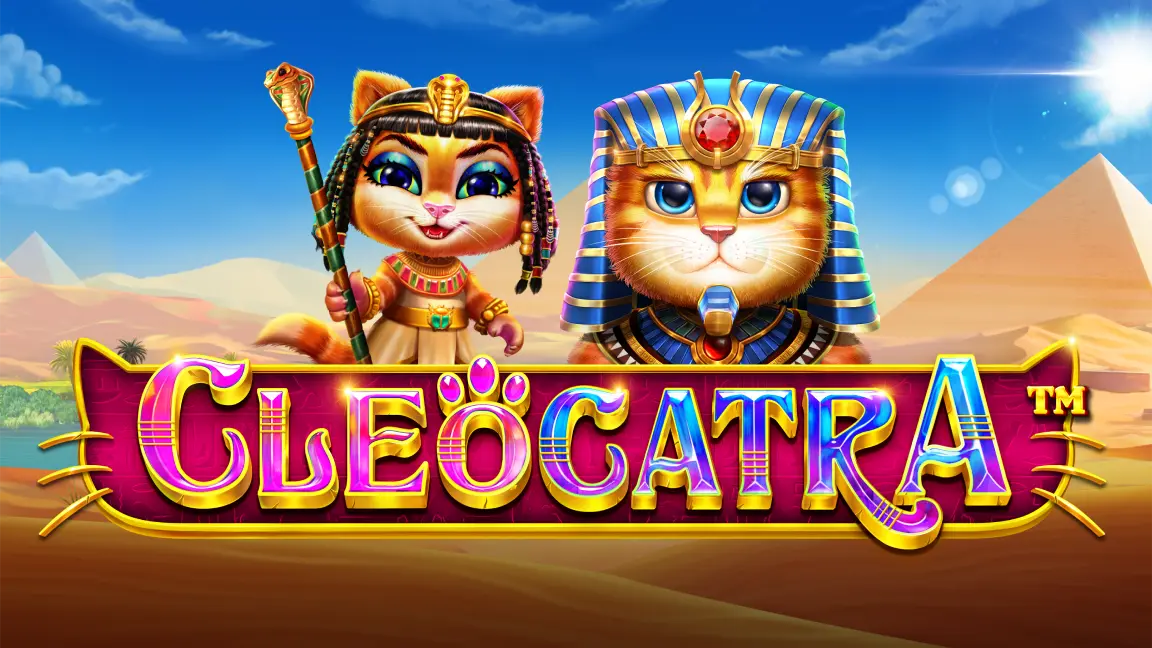The promotional header for Cleocatra, an online slot game on Betty.ca.