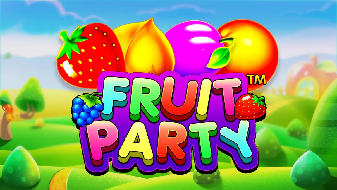 The promotional header for Fruit Party, an online slot game on Betty.ca.