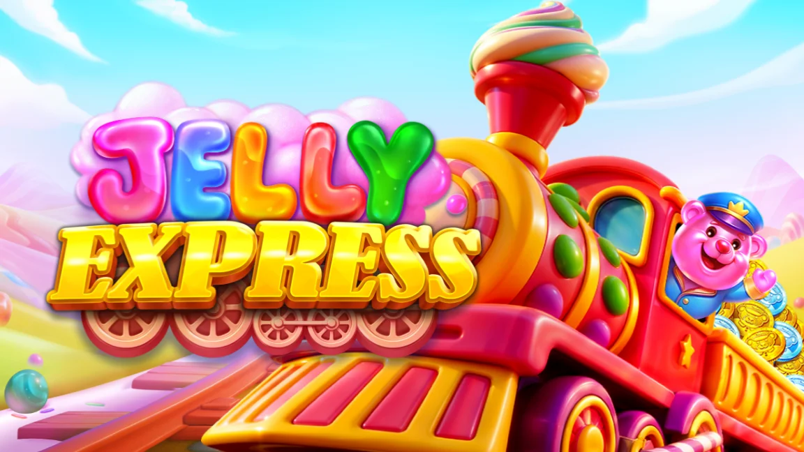 The promotional header for Jelly Express, an online slot game on Betty.ca.