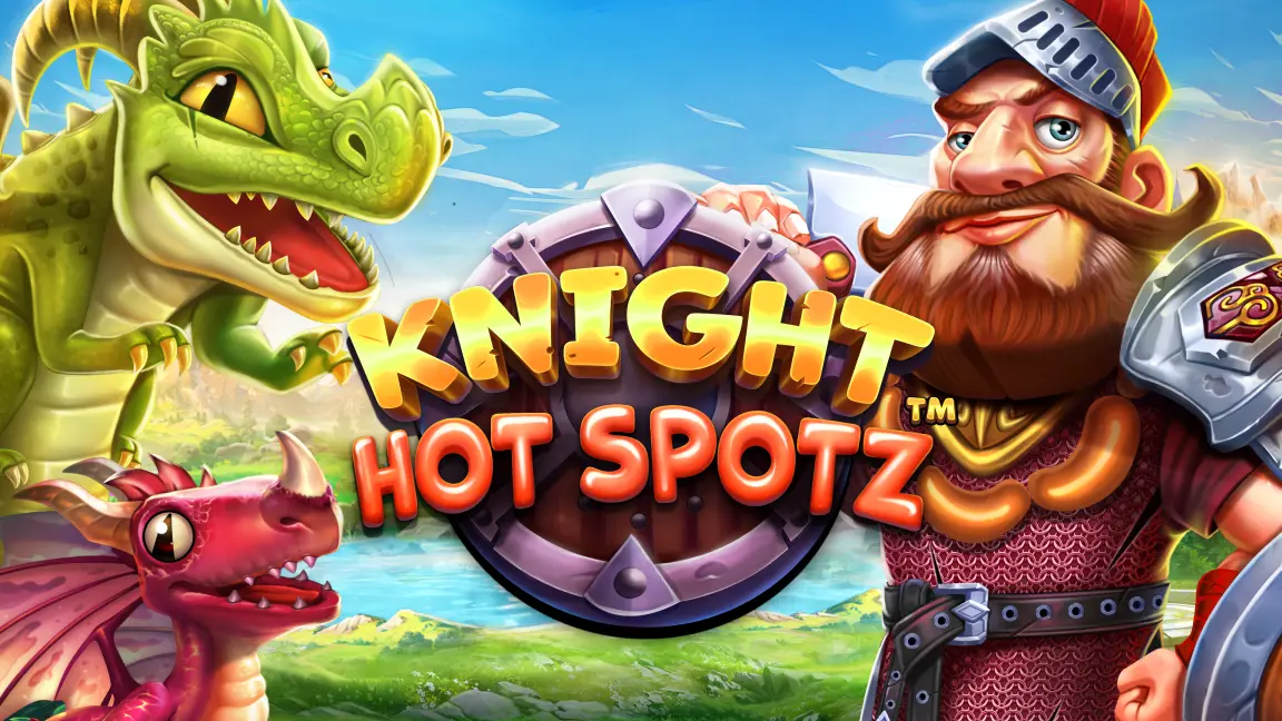 The promotional header for Knight Hot Spotz, an online slot game on Betty.ca.