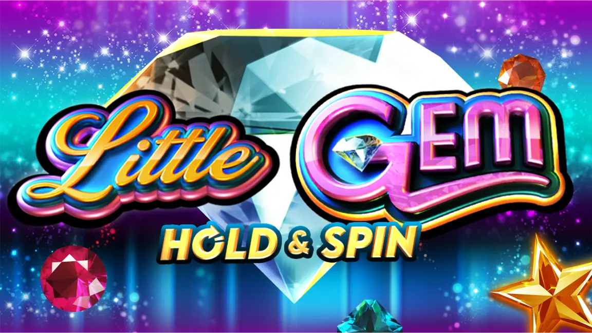 The promotional header for Little Gem Hold and Spin, an online slot game on Betty.ca.