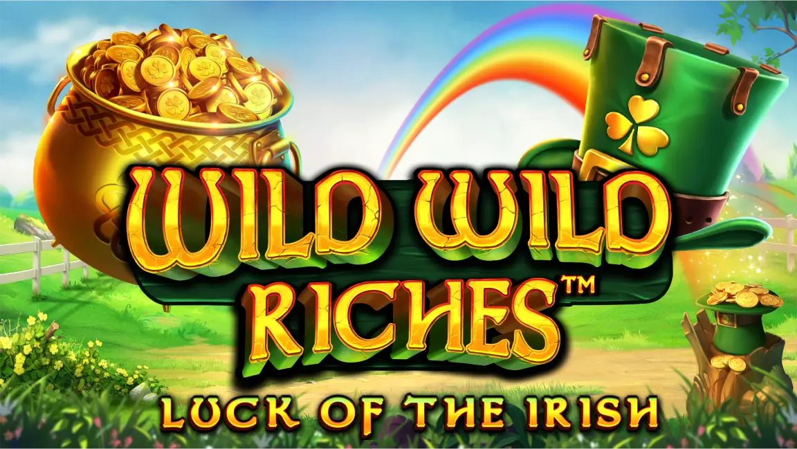 The promotional header for Wild Wild Riches, an online slot game on Betty.ca.