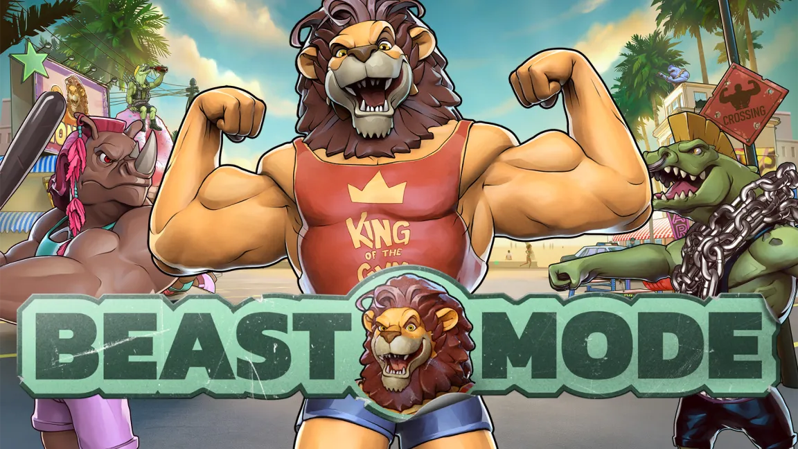 The promotional header for Beast Mode, an online slot game on Betty.ca.
