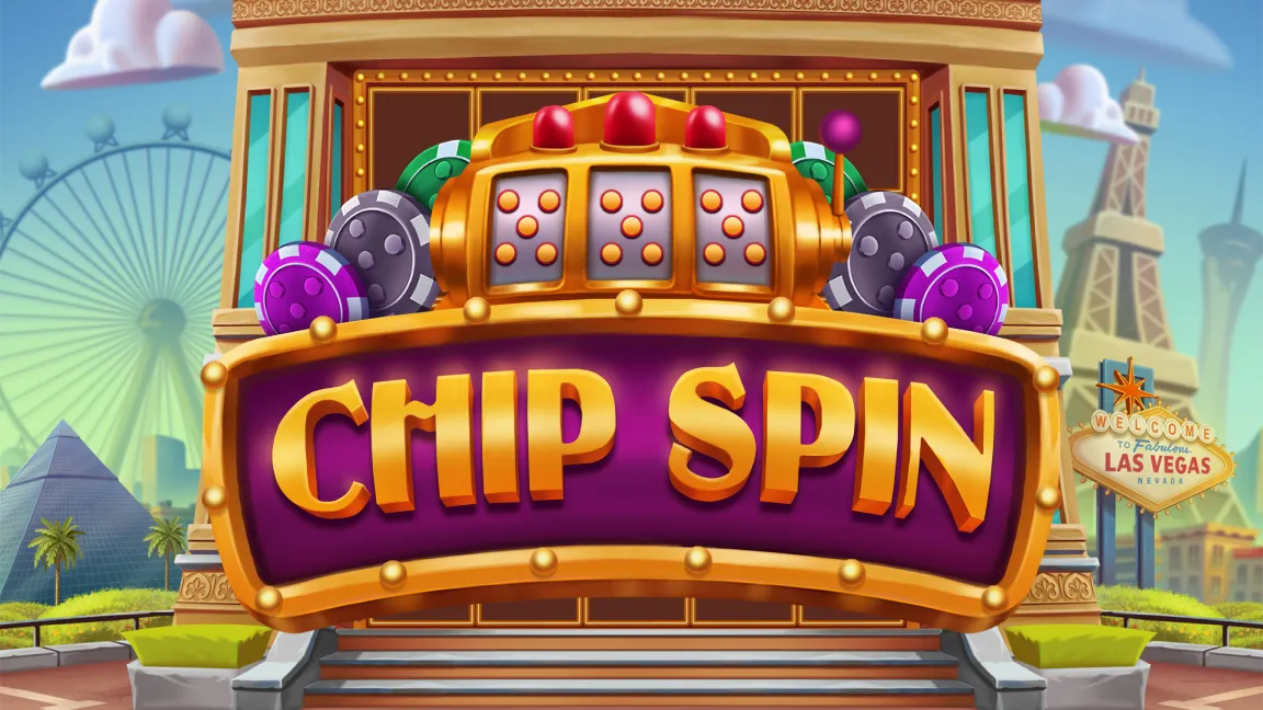The promotional header for Chip Spin, an online slot game on Betty.ca.