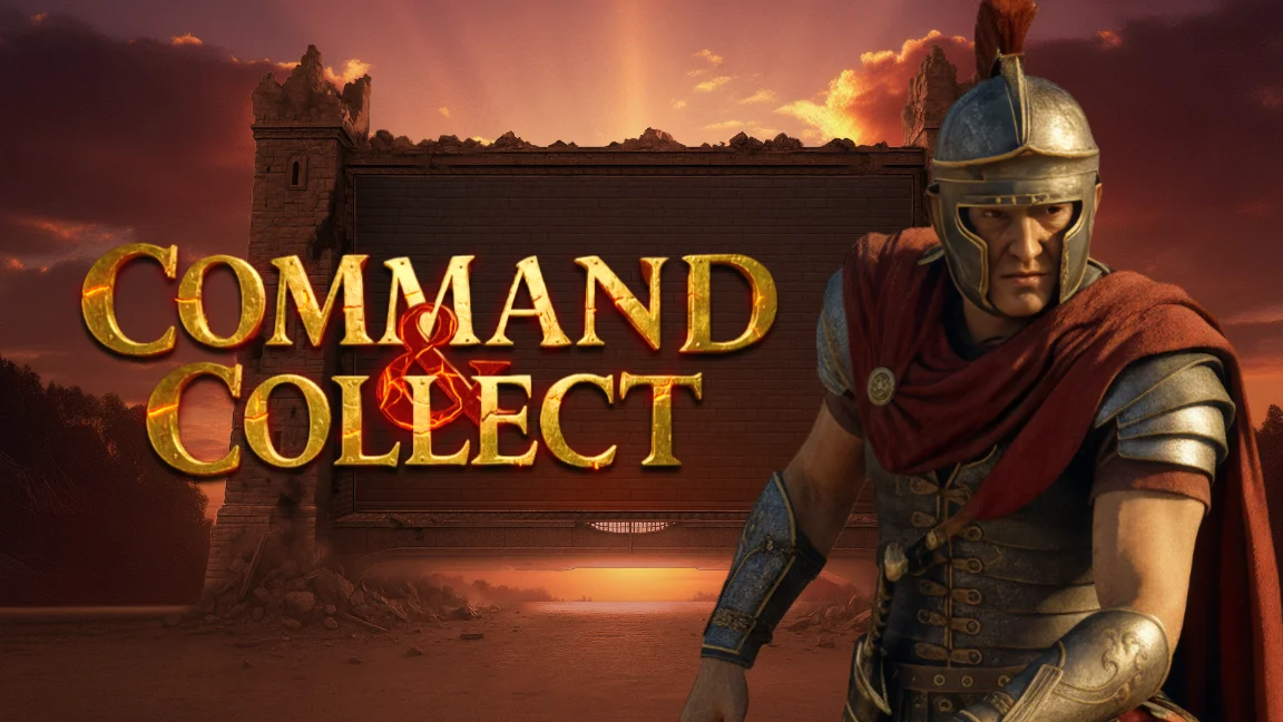 The promotional header for Command & Collect - Battlefield, an online slot game on Betty.ca.