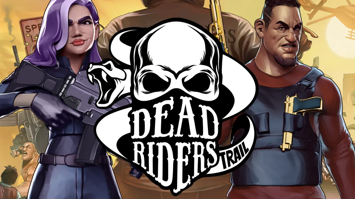 The promotional header for Dead Rider's Trail, an online slot game on Betty.ca.