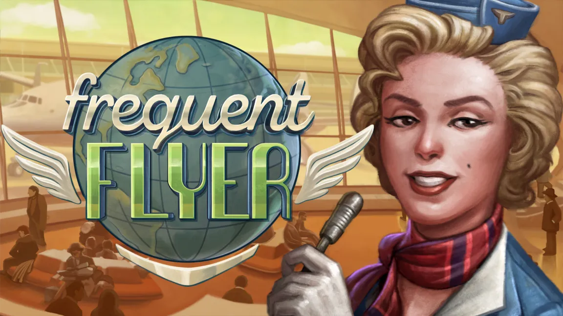 The promotional header for Frequent Flyer, an online slot game on Betty.ca.