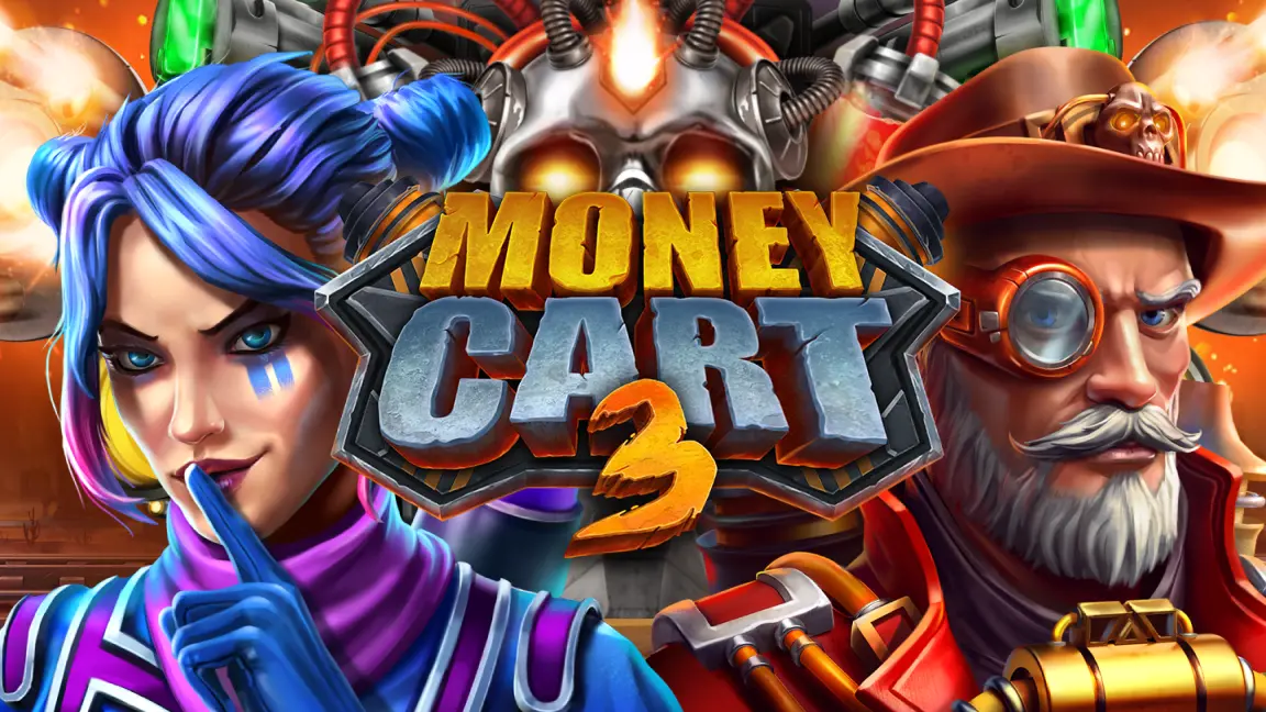The promotional header for Money Cart 3, an online slot game on Betty.ca.