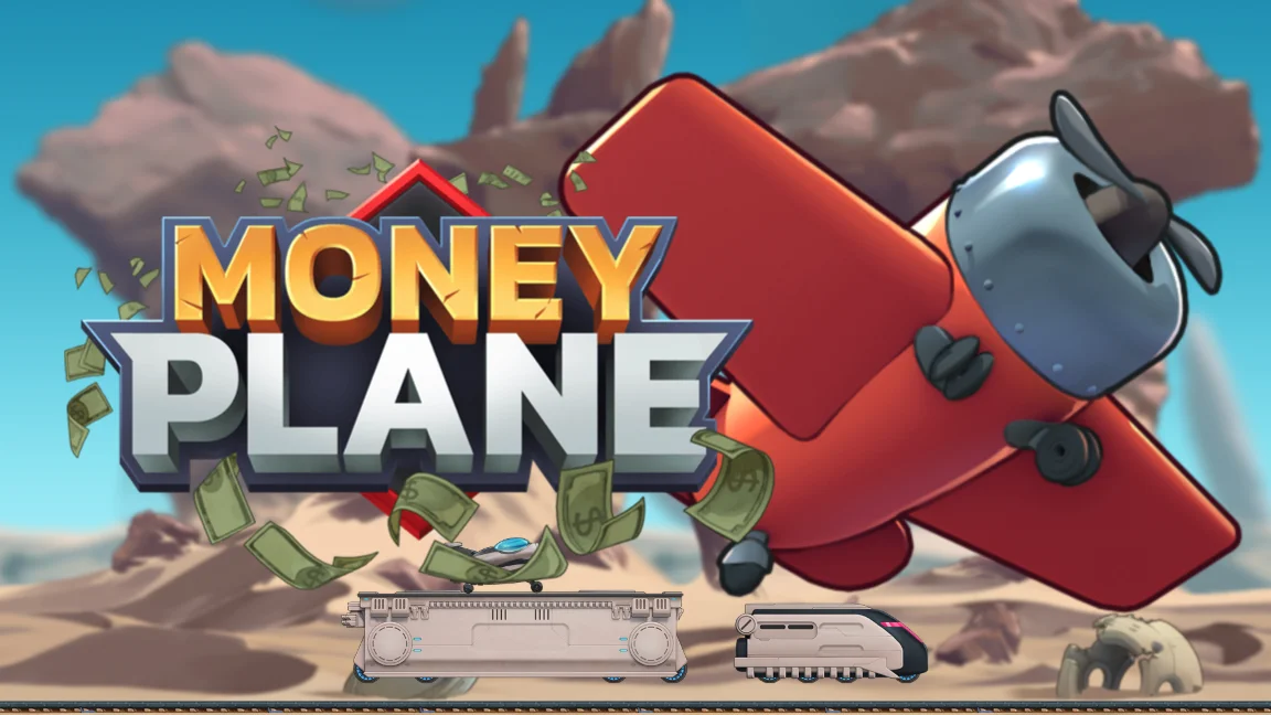 The promotional header for Money Plane, an online slot game on Betty.ca.