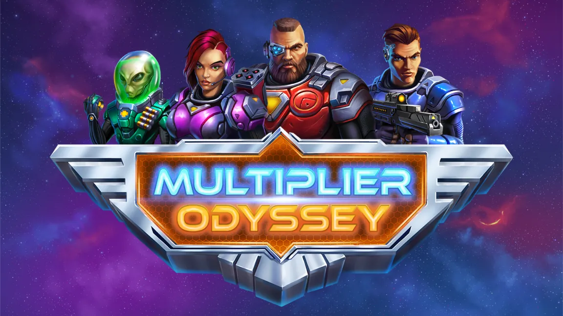 The promotional header for Multiplier Odyssey, an online slot game on Betty.ca.