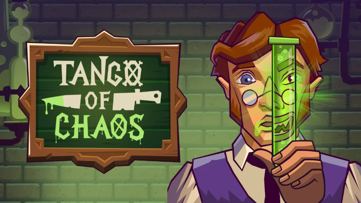 The promotional header for Tango of Chaos, an online slot game on Betty.ca.