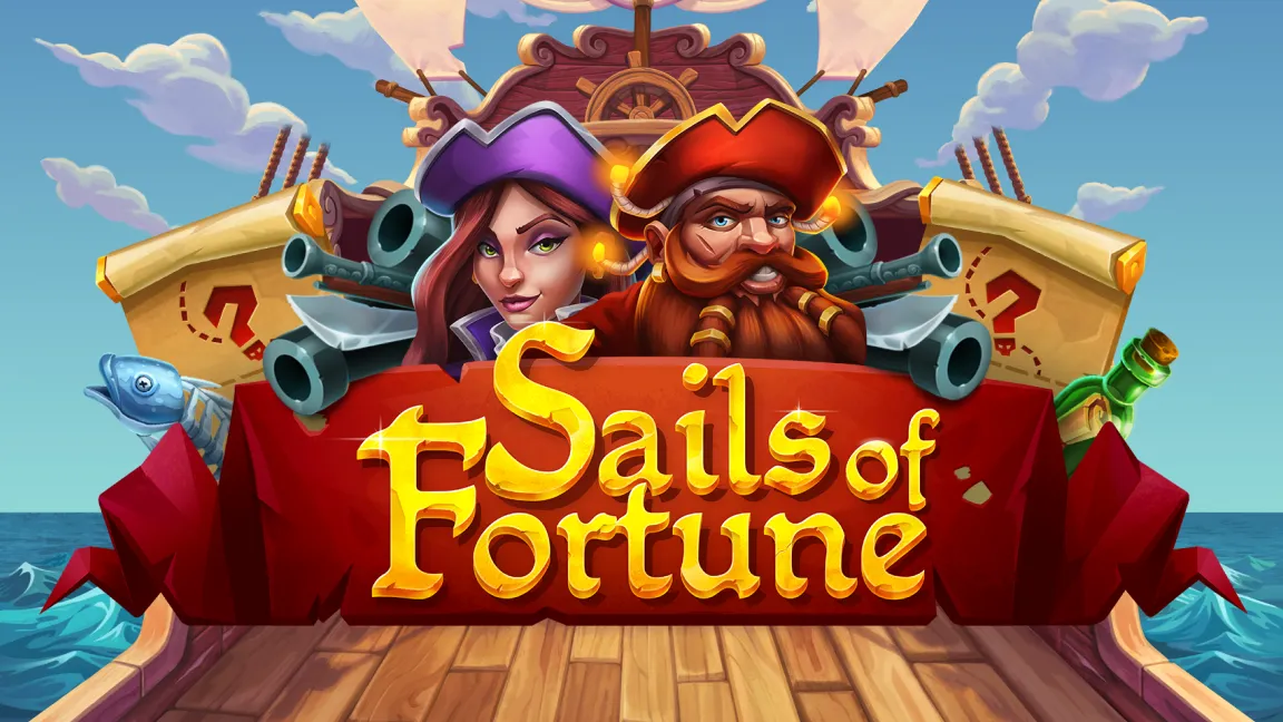 The promotional header for Sails of Fortune, an online slot game on Betty.ca.