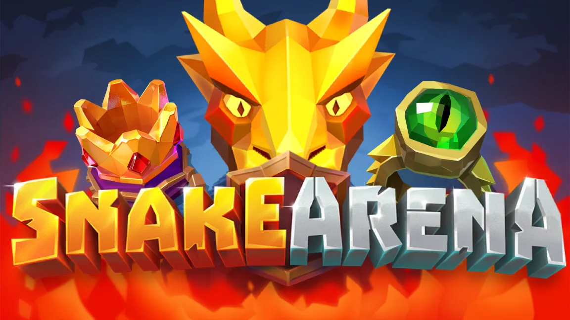 The promotional header for Snake Arena, an online slot game on Betty.ca.