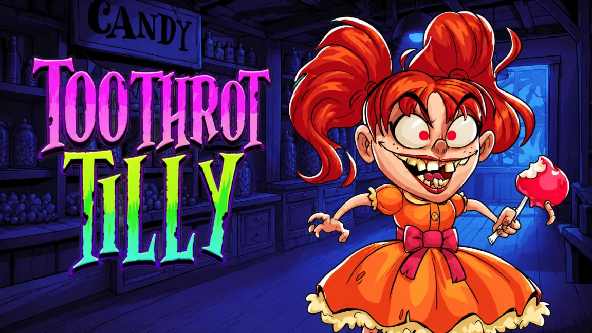 The promotional header for Toothrot Tilly, an online slot game on Betty.ca.