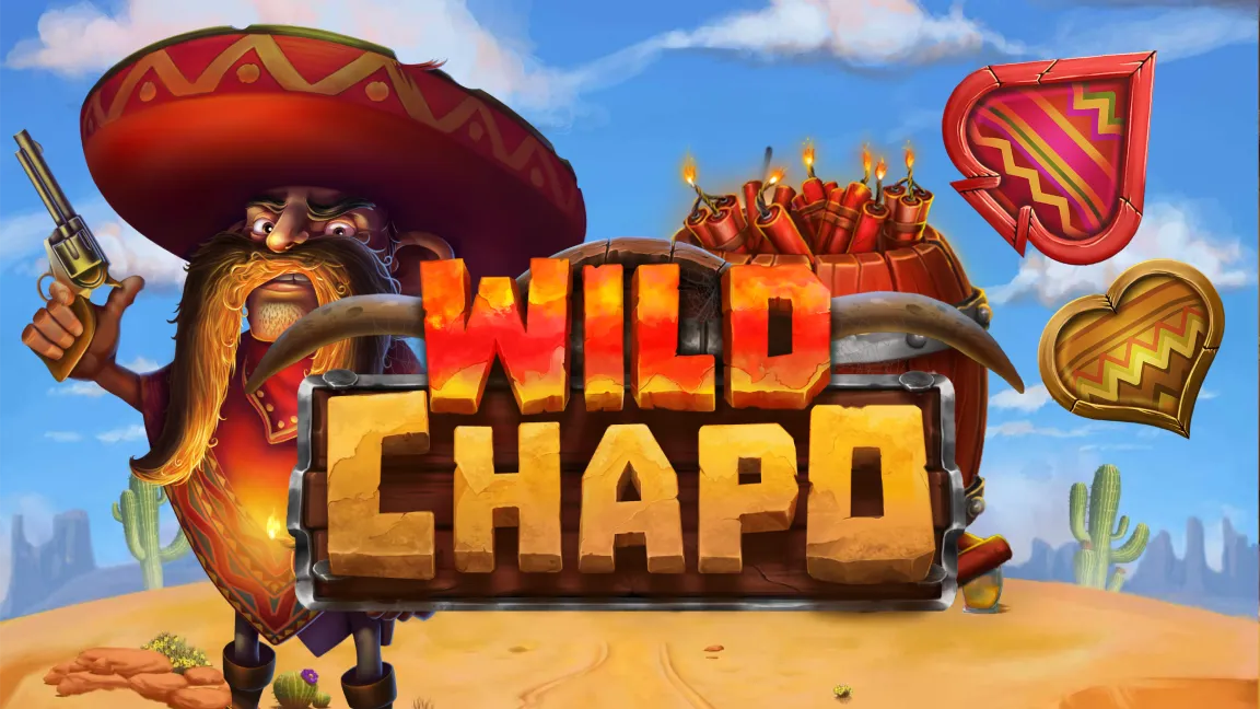 The promotional header for Wild Chapo, an online slot game on Betty.ca.
