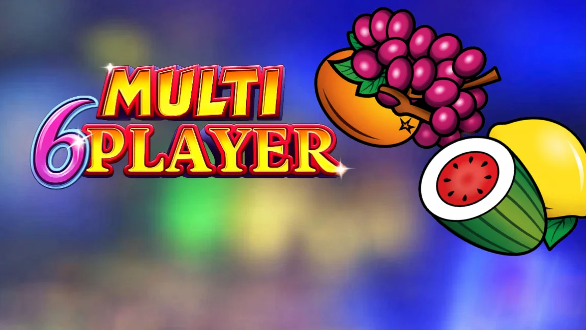The promotional header for Multi 6 Player, an online slot game on Betty.ca.