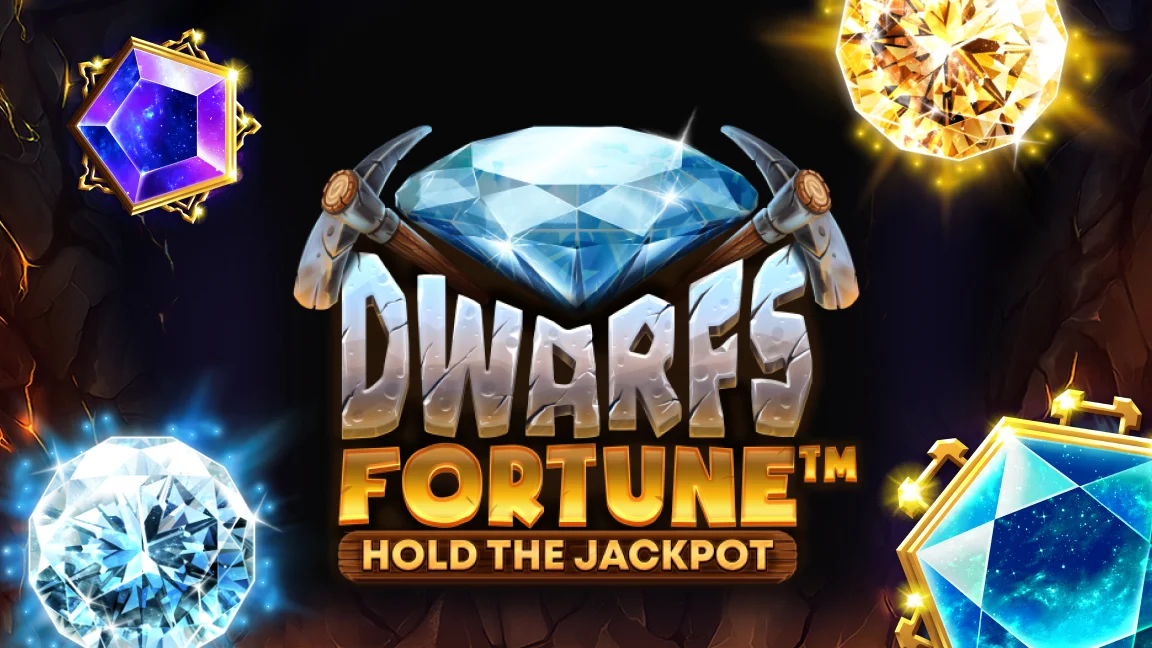 The promotional header for Dwarfs Fortune, an online slot game on Betty.ca.