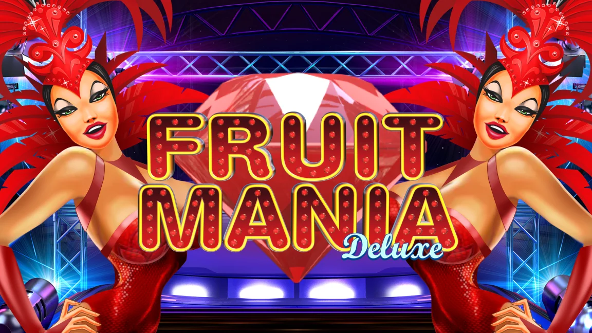 The promotional header for Fruit Mania Deluxe, an online slot game on Betty.ca.