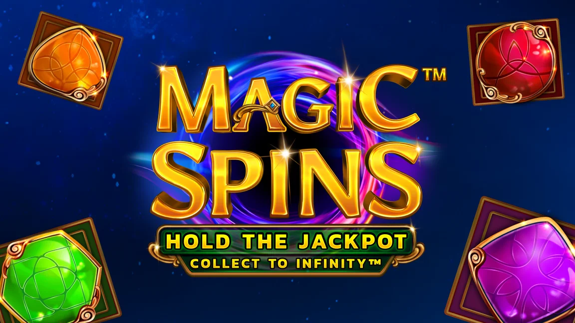 The promotional header for Magic Spins, an online slot game on Betty.ca.