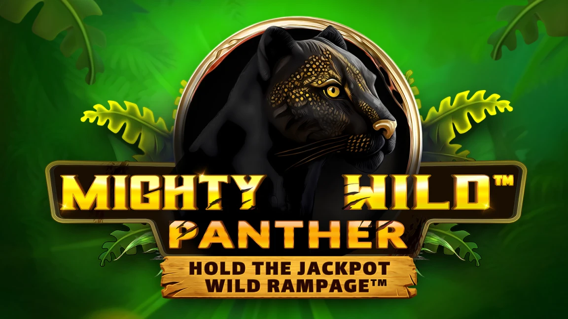 The promotional header for Mighty Wild™: Panther, an online slot game on Betty.ca.