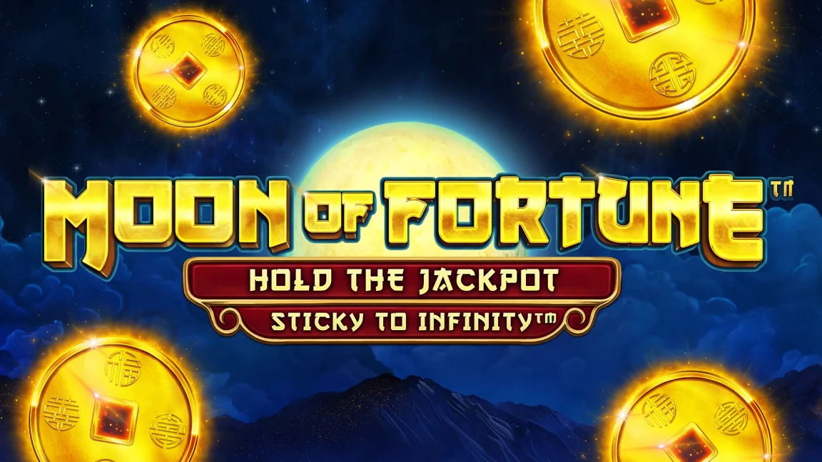 The promotional header for Moon of Fortune™, an online slot game on Betty.ca.