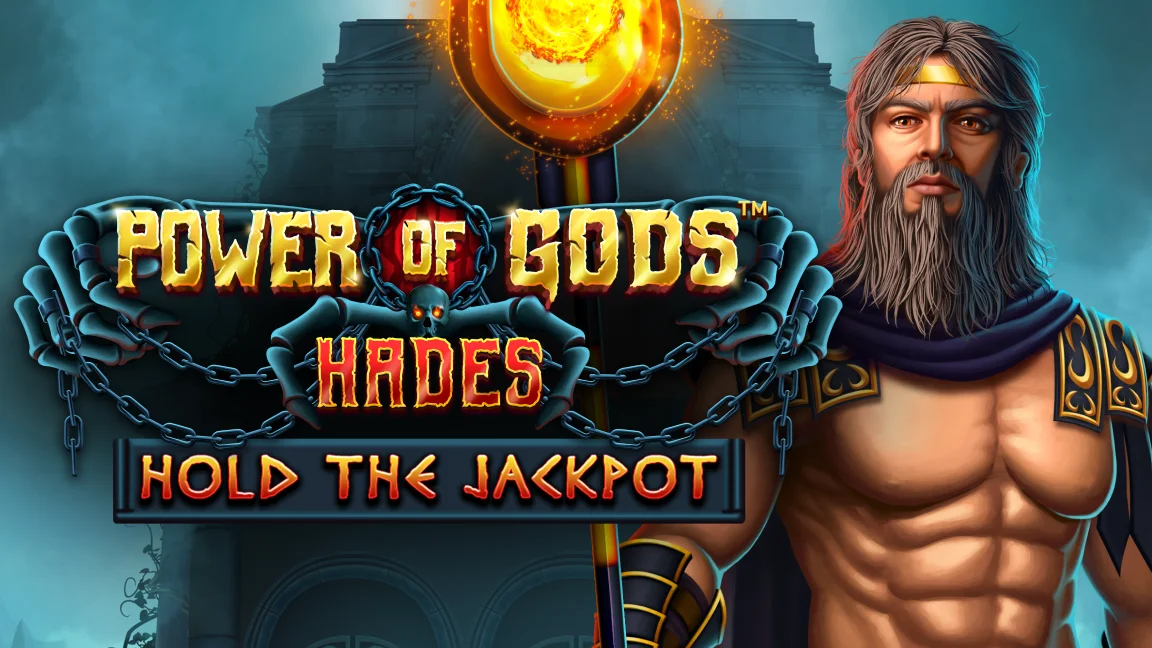 The promotional header for Power of Gods Hades, an online slot game on Betty.ca.