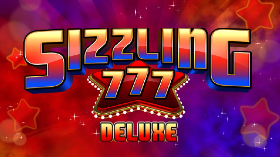 The promotional header for Sizzling 777 Deluxe, an online slot game on Betty.ca.