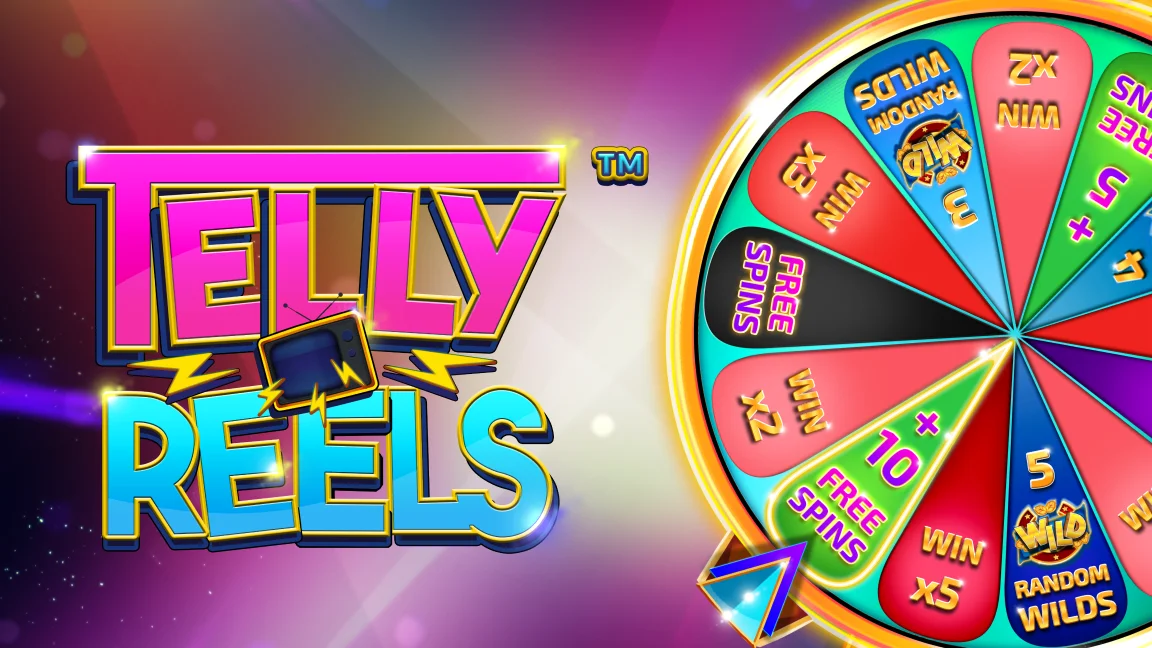 The promotional header for Telly Reels™, an online slot game on Betty.ca.