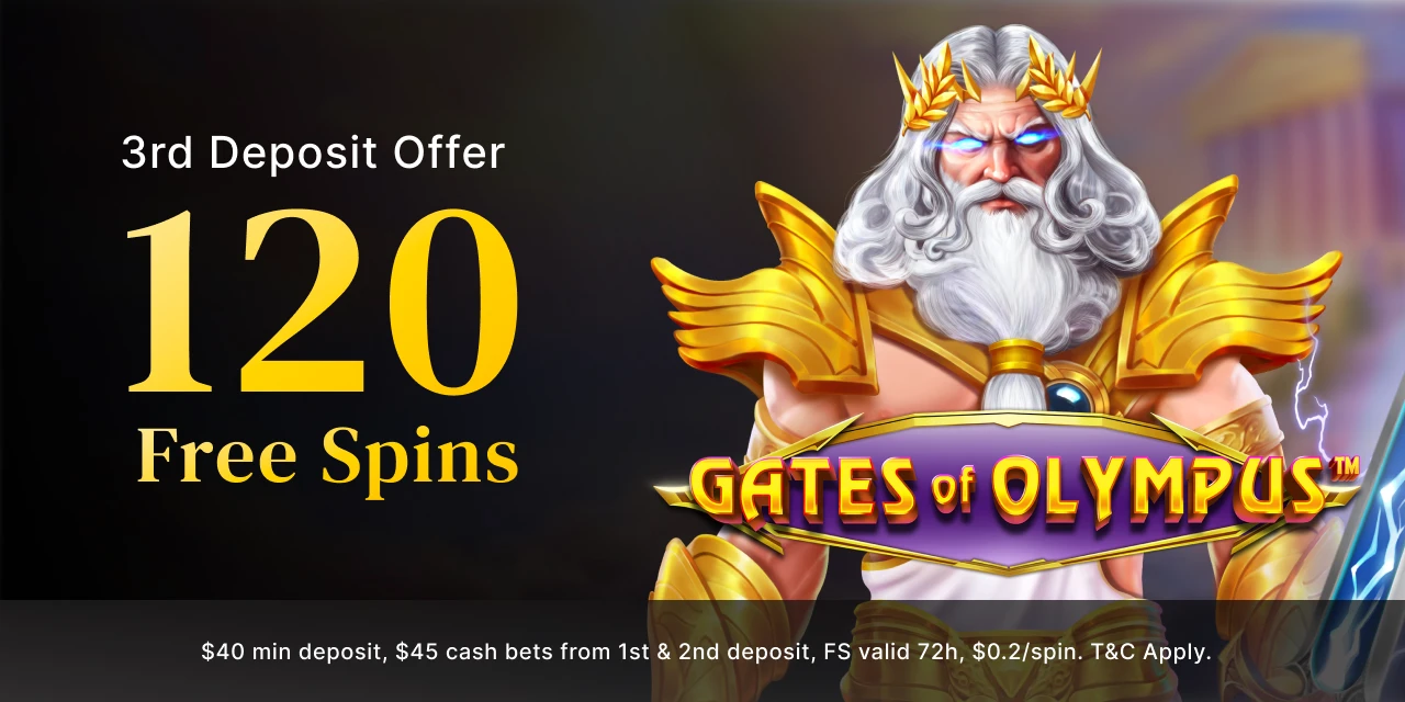 Thumbnail for 3rd Deposit Bonus promo, available on Betty.ca.